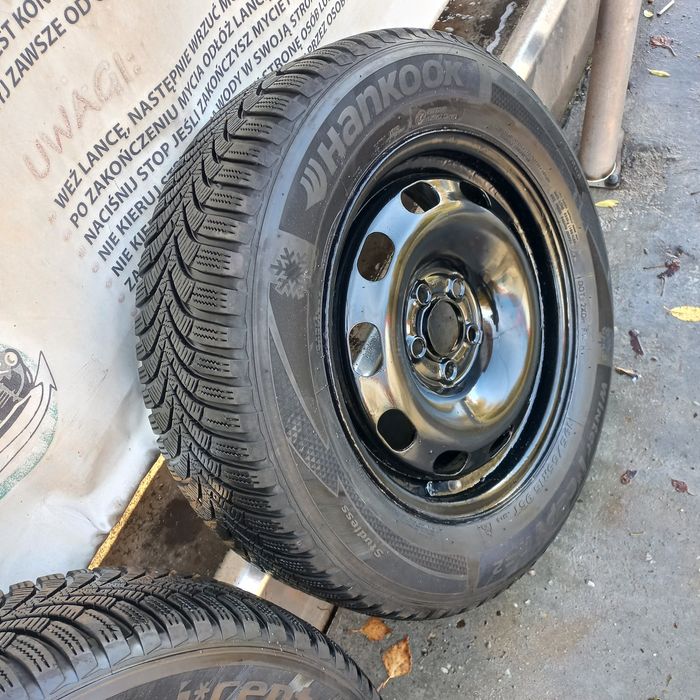 Koła zimowe 195/65/15.  5x100 Hankook i Fulda cena 650 zł.