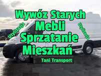 WYWÓZ MEBLI opróżnianie mieszkań sprzątanie piwnic wywóz gruzu
