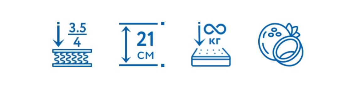Матрац 160/200  Айріш Кокос
