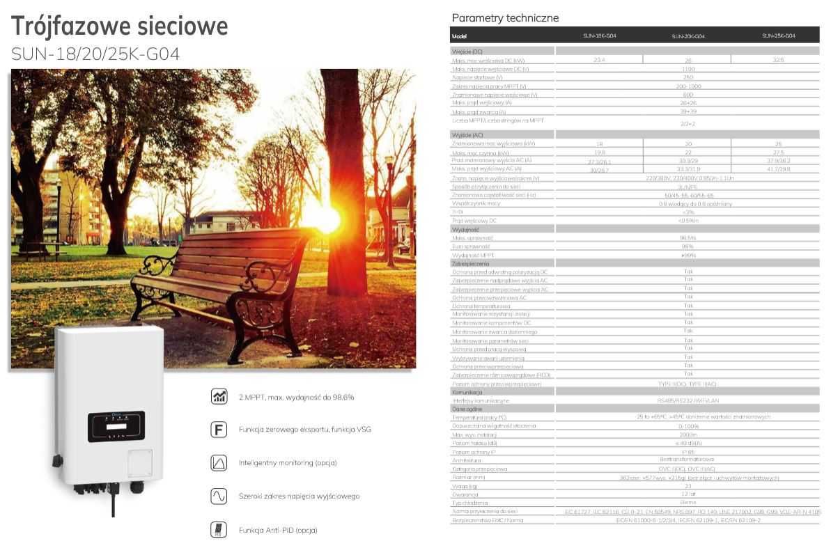 Falownik DEYE SUN-20K-G04