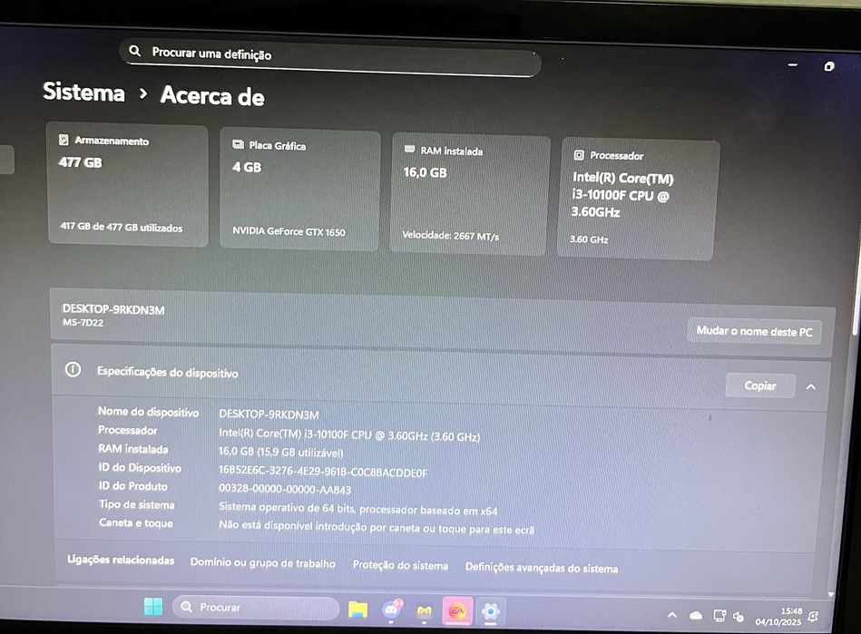 Computador Gamer (+Monitor) - opcional