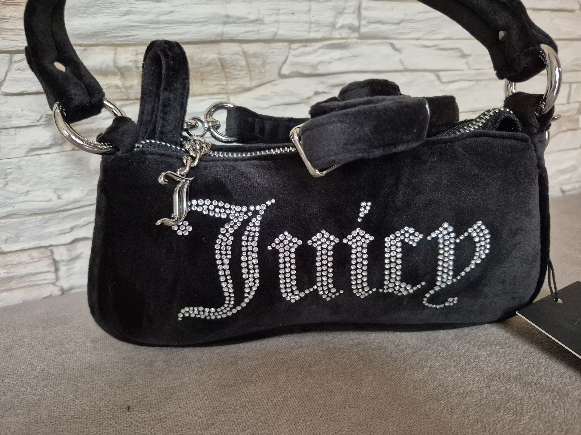 Torebka Torebeczka Damska Juicy Couture Welurowa