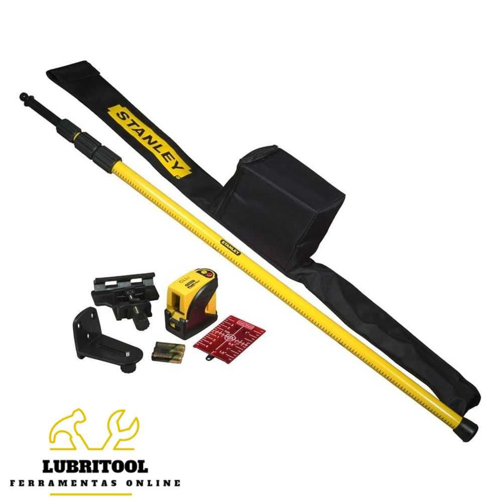 STANLEY Nível Laser Autonivelante 10m + Suporte Chão 1-77-123 | NOVOS