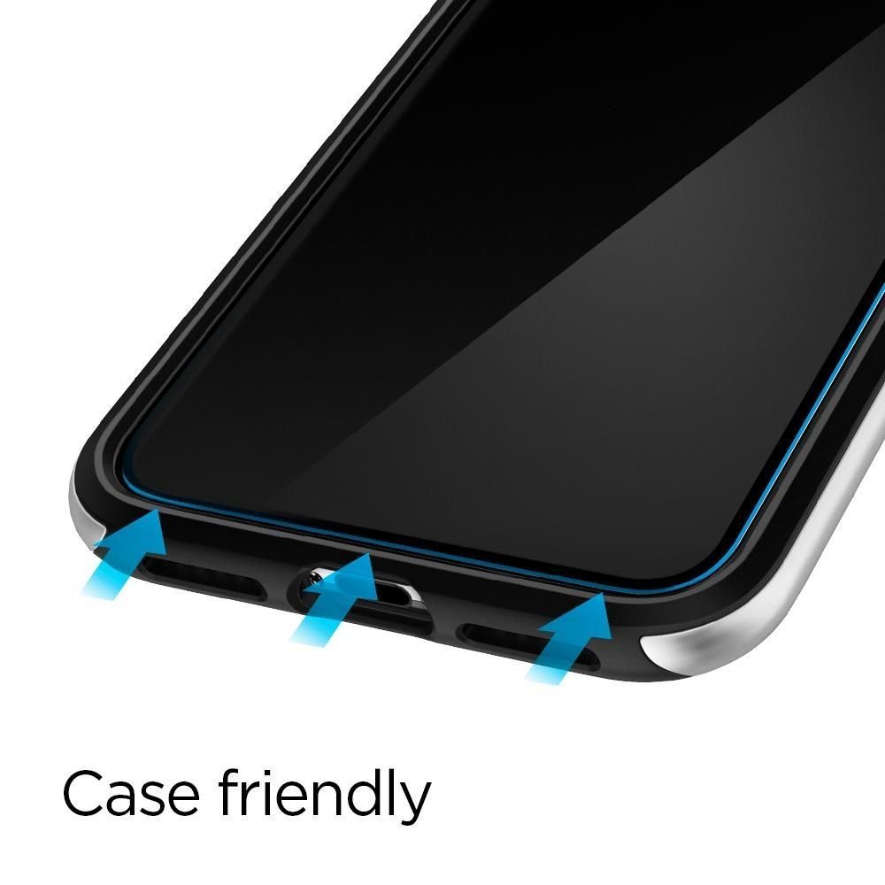 szkło hartowane spigen glass fc 2-pack iphone 11 pro black