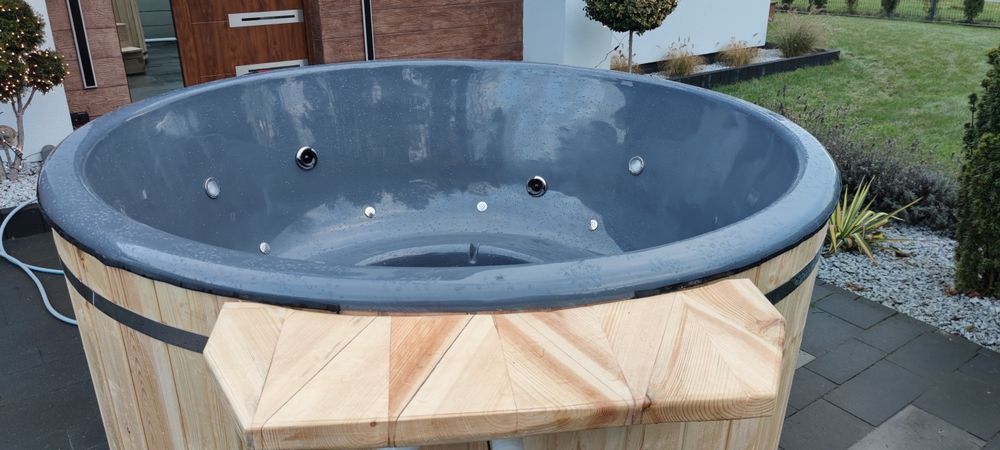 Balia ogrodowa jacuzzi hottube bania ruska hydromasaż airmasaż