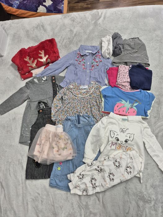 Zestaw paka ubran dla dziewczynki, rozmiar. 86-92