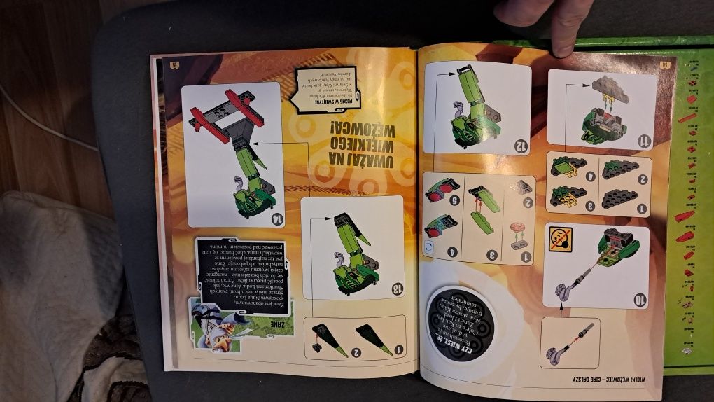 Lego Ninjago brickmaster pokonaj złowrogie Węże klocki i książka