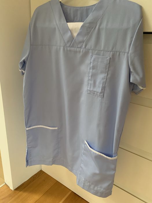 Scrubs medyczny stroj niebieski