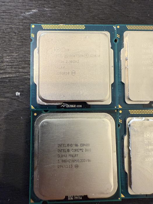 Процессоры Intel core 2 duo, pentium