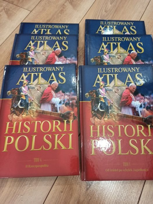 Ilustrowany atlas historii Polski 6 tomów