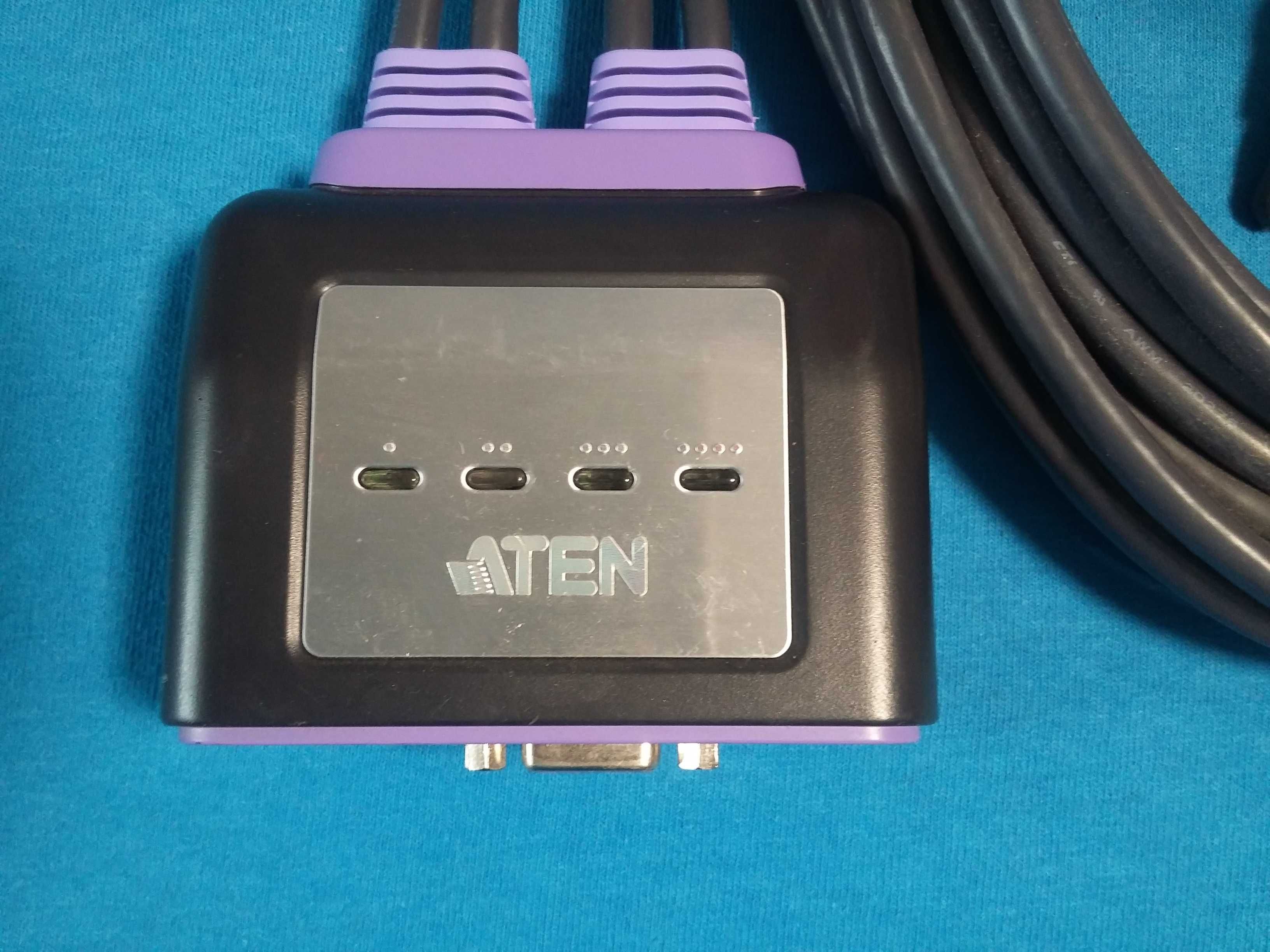 Четырехпортовый PS/2 KVM-переключат. 4 Port P/S2 KVM Svitch CS64A ATEN