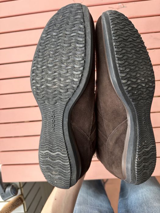 Hogan Italy Sapatos Sapatilhas Sneakers Camurça Castanhos