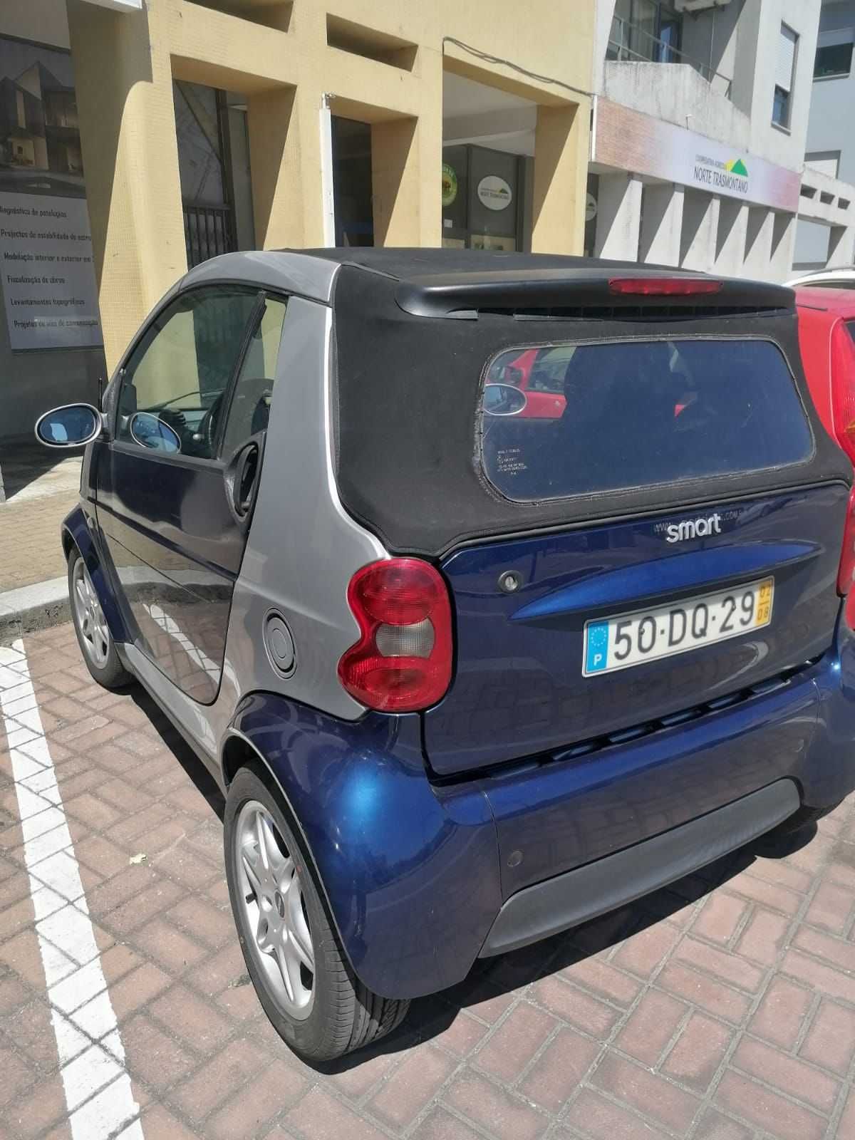 Smart Fortwo Cabrio 0.8 CDI 2002 |Descapotável |165.000 km | Econômico