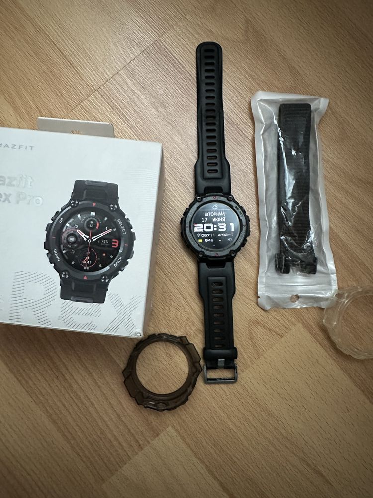 Смарт годинник Amazfit T-rex Pro,Супер стан.Комлект оріг+бонуси,Garmin