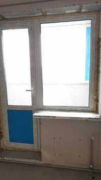 Продам балконный блок. Окно+ балконная дверь+ подоконник. Авангард