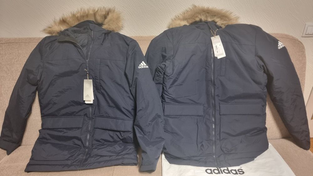 Куртка чоловіча зимова adidas utilitas hooded parka