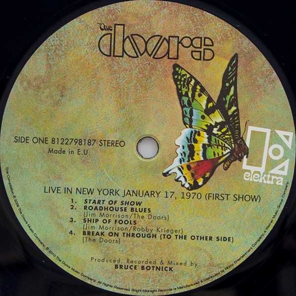Doors	- - - - -	Live In New York	- - - - -	2 X LP