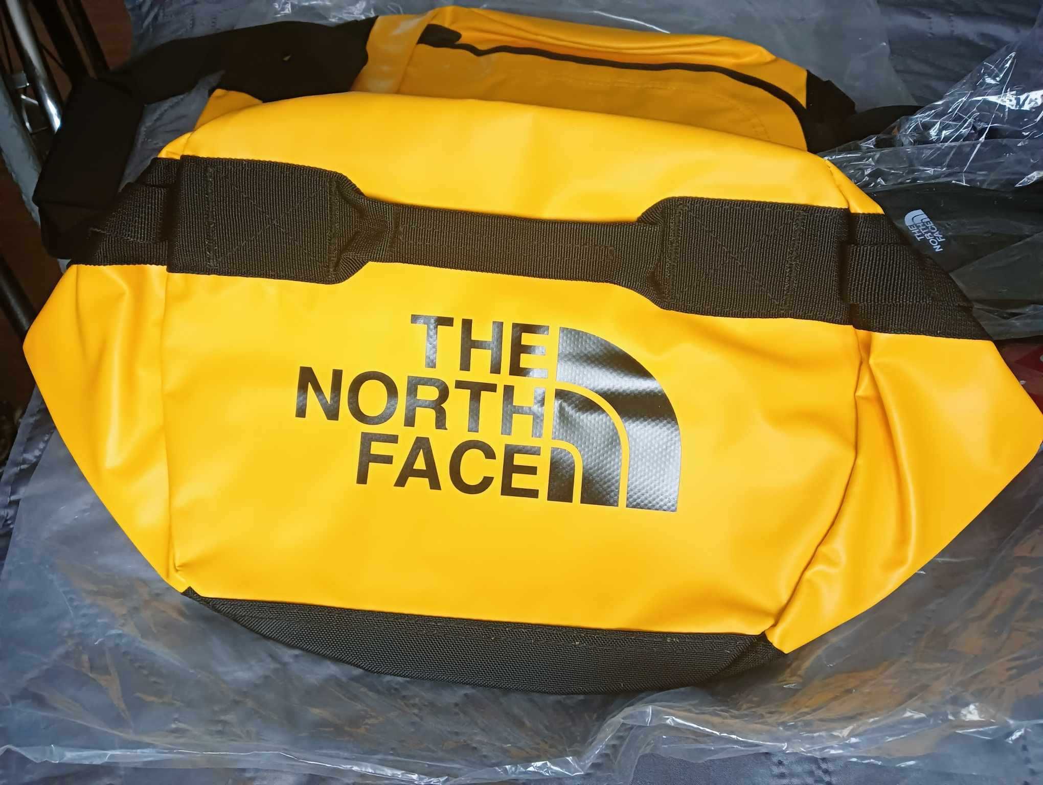Żółta Torba THE NORTH FACE BASE CAMP DUFFEL - Rozmiar S - 50 Litrów