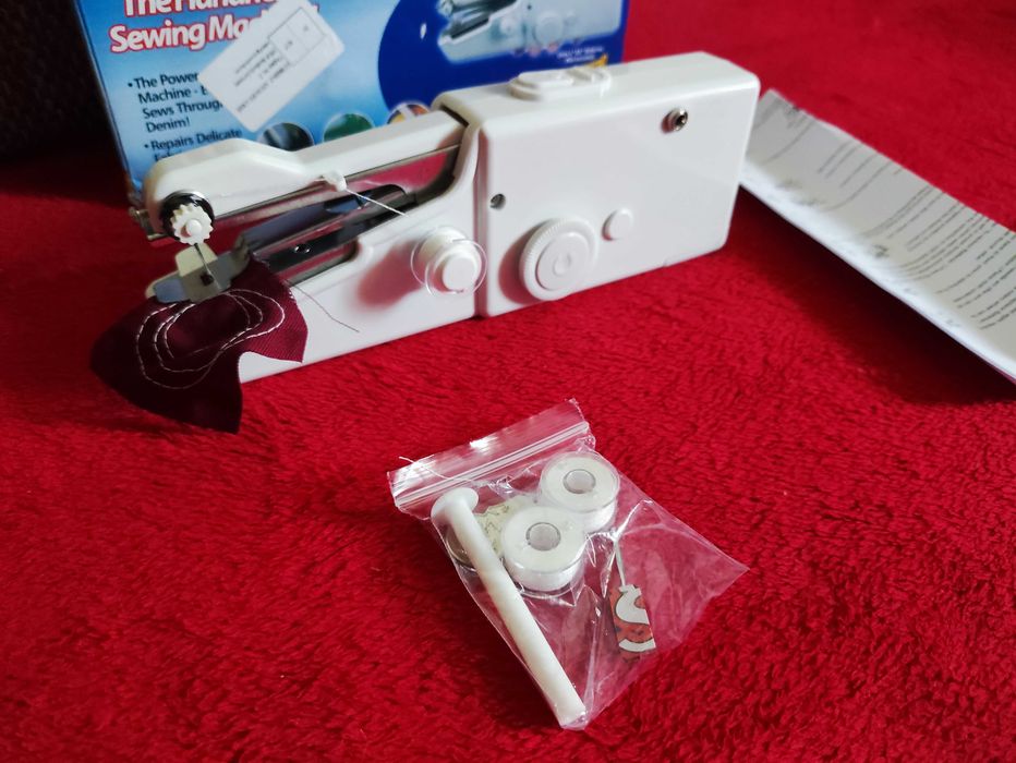 Maszyna do Szycia Ręczna Przenośna Mała bezprzewodowa na baterie