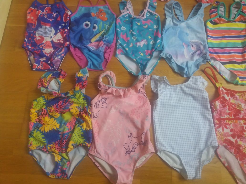 Цельные сдельные купальники от 3 месяцев до 1-2-3-4 лет