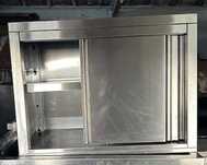 Armário / móvel parede inox com prateleira regulável em altura