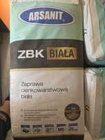 Zaprawę cienkowarstwową ZBK-012 biała 25 kg