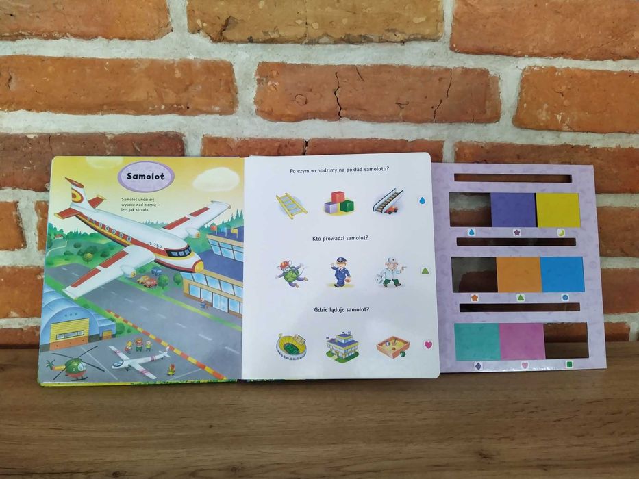 Czym podróżujemy? Książka z zagadkami