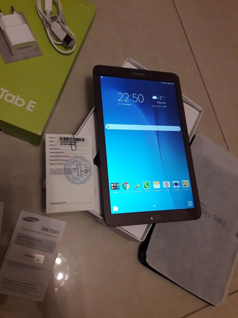 Планшет Samsung Galaxy Tab E 9,6