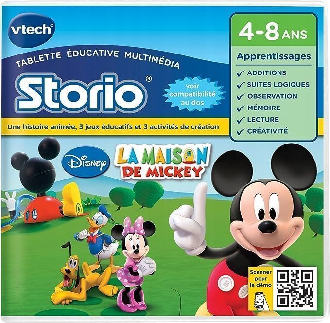 Gra edukacyjna VTech Storio Myszka Mickey DE