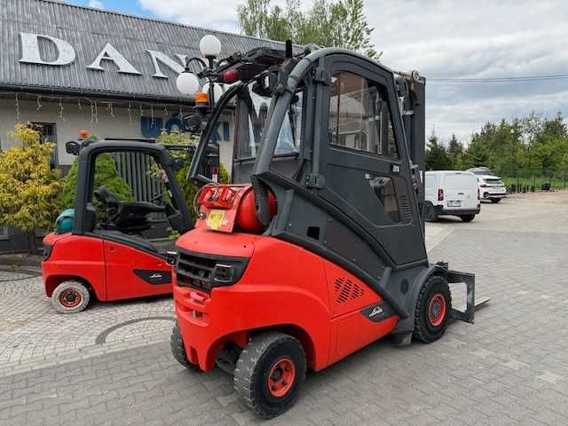 Wózek widłowy LINDE H30T LPG widlak triplex pełna kabina 393 3t