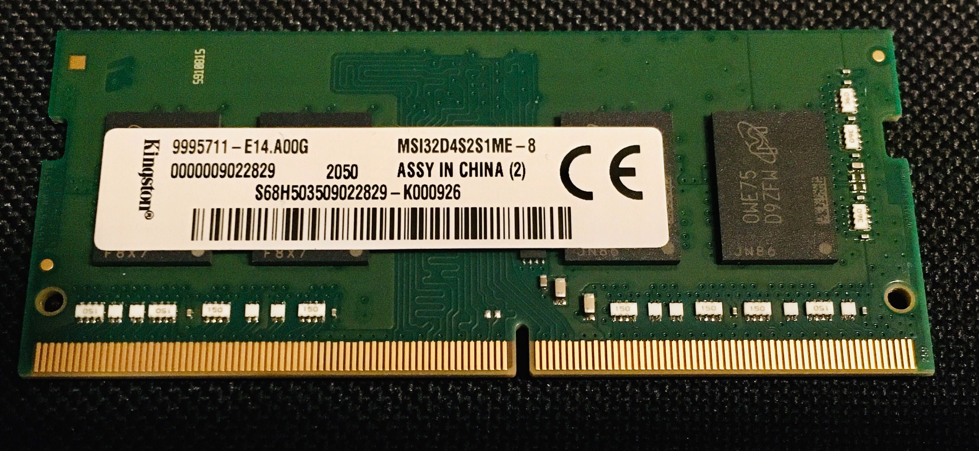 Pamięć RAM 8GB oryginał