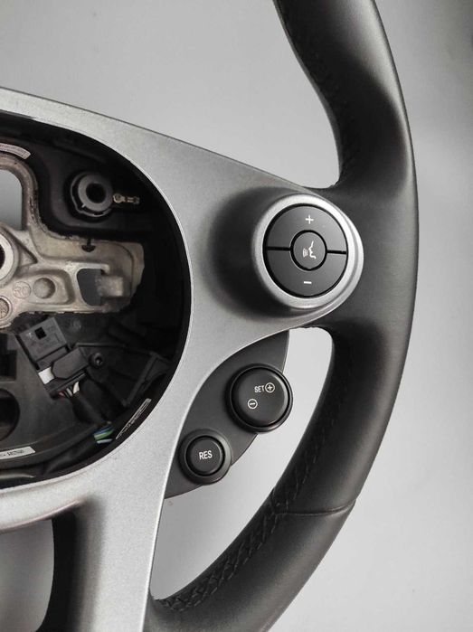 Kierownica multifunkcyjna SMART FOURFOR II 453, Skórzana ! ŁADNA !