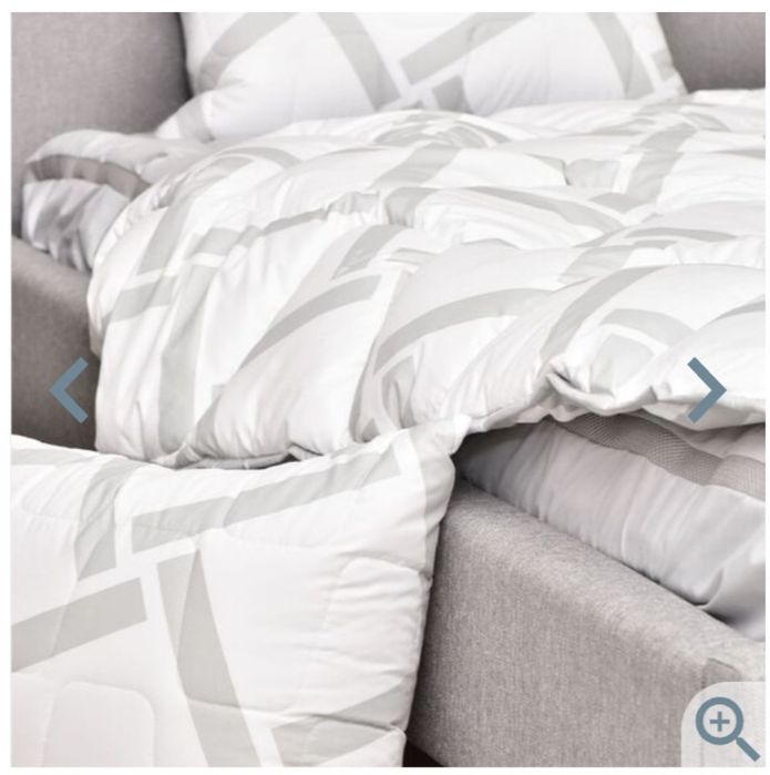 Набір ковдра 140×200 +подушка  50÷70 штучний лебединий пух