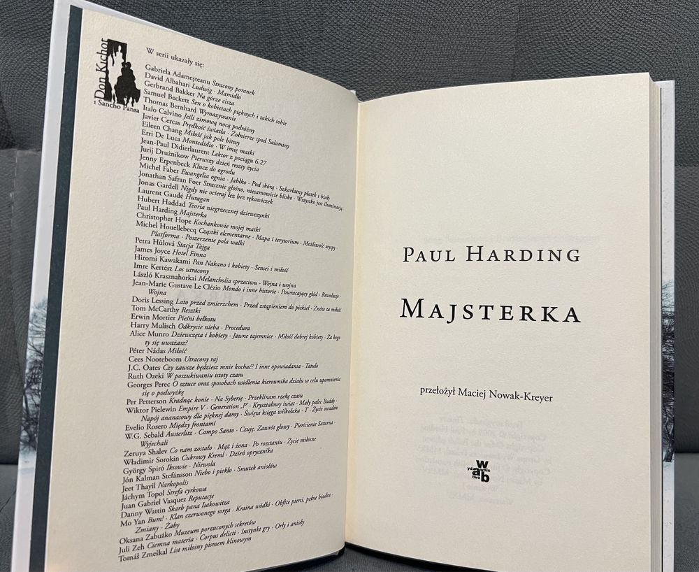 Majsterka - Paul Harding