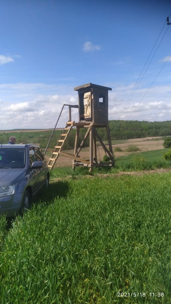 Ambona myśliwska kryta szczelna transport. faktura VAT myśliwy łowiec