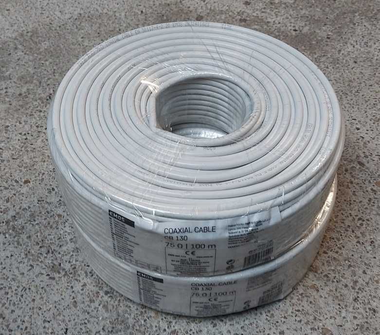 Przewód koncentryczny RG6U 100m