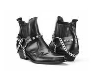 Buty kowbojki skórzane ćwiekowane KARELUS