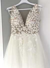 Piękna suknia ślubna Florencja r. 36