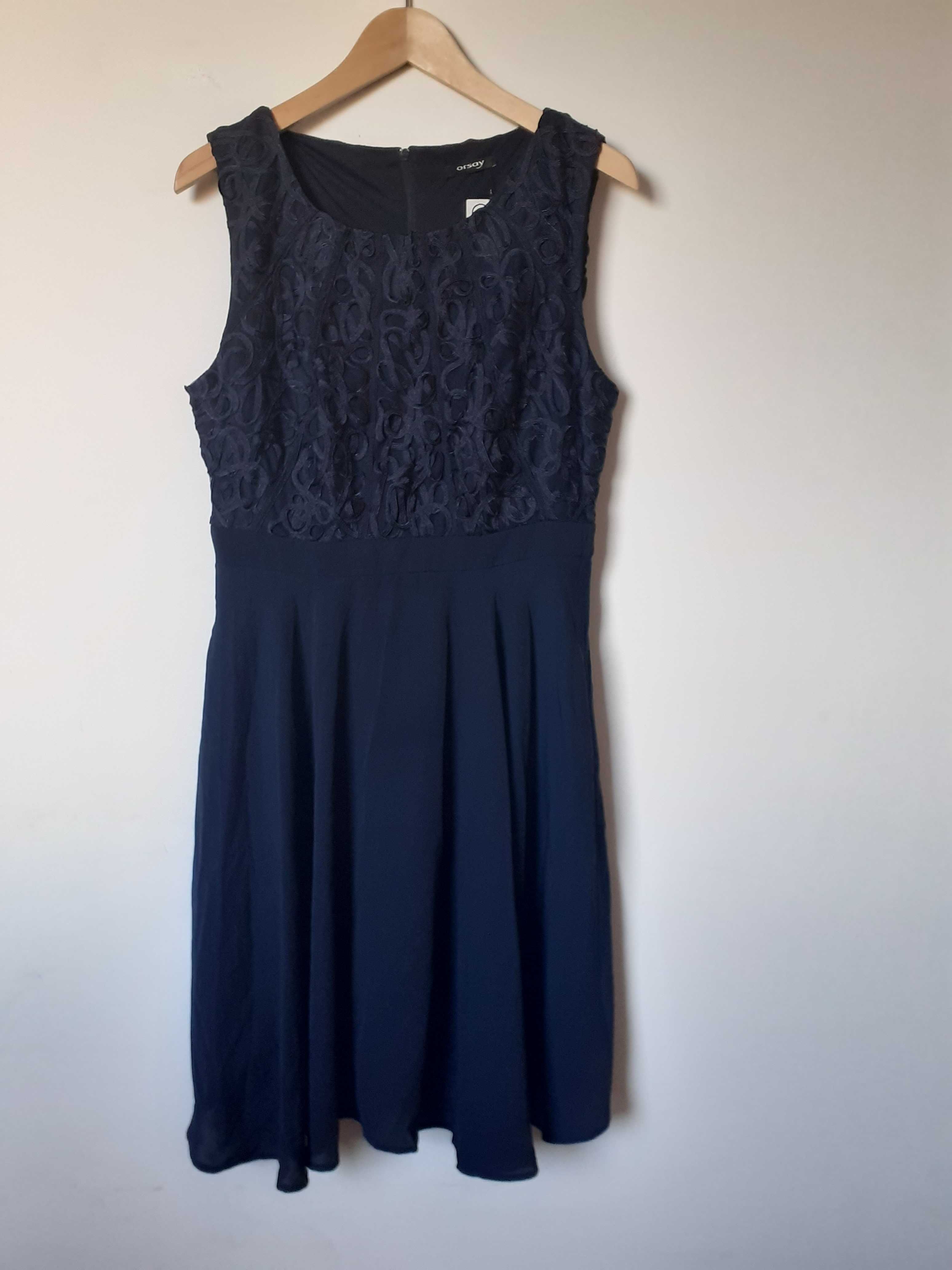 Granatowa, elegancka , nowa sukienka Orsay M