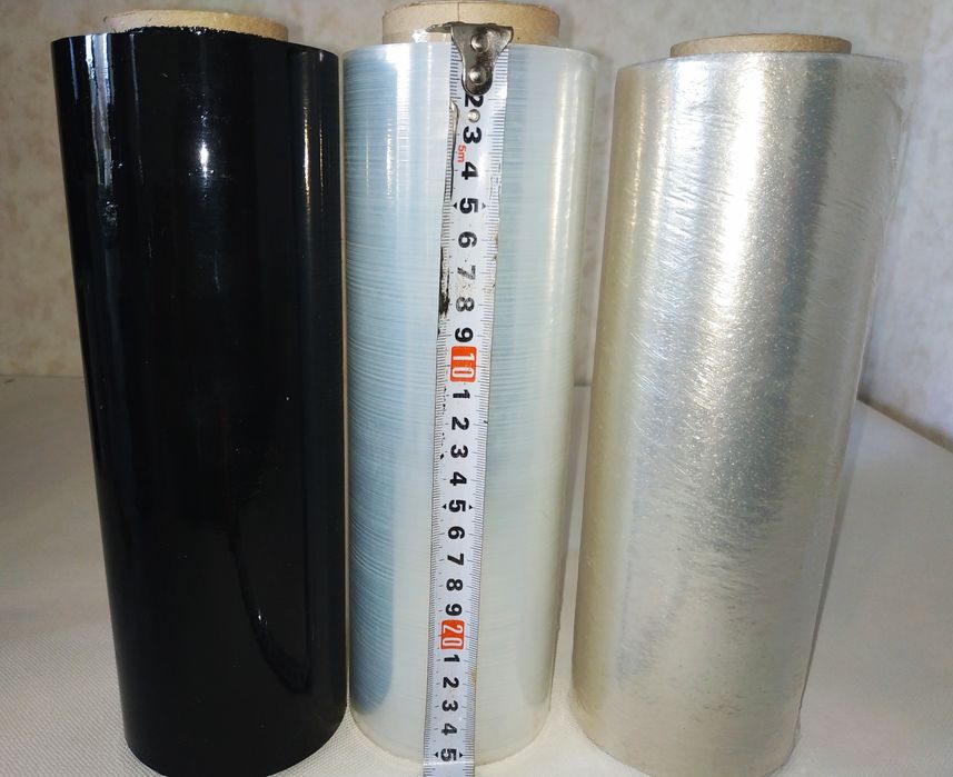 Стрейч СТРЕТЧ пленка белая чёрная 25 см 115 грн