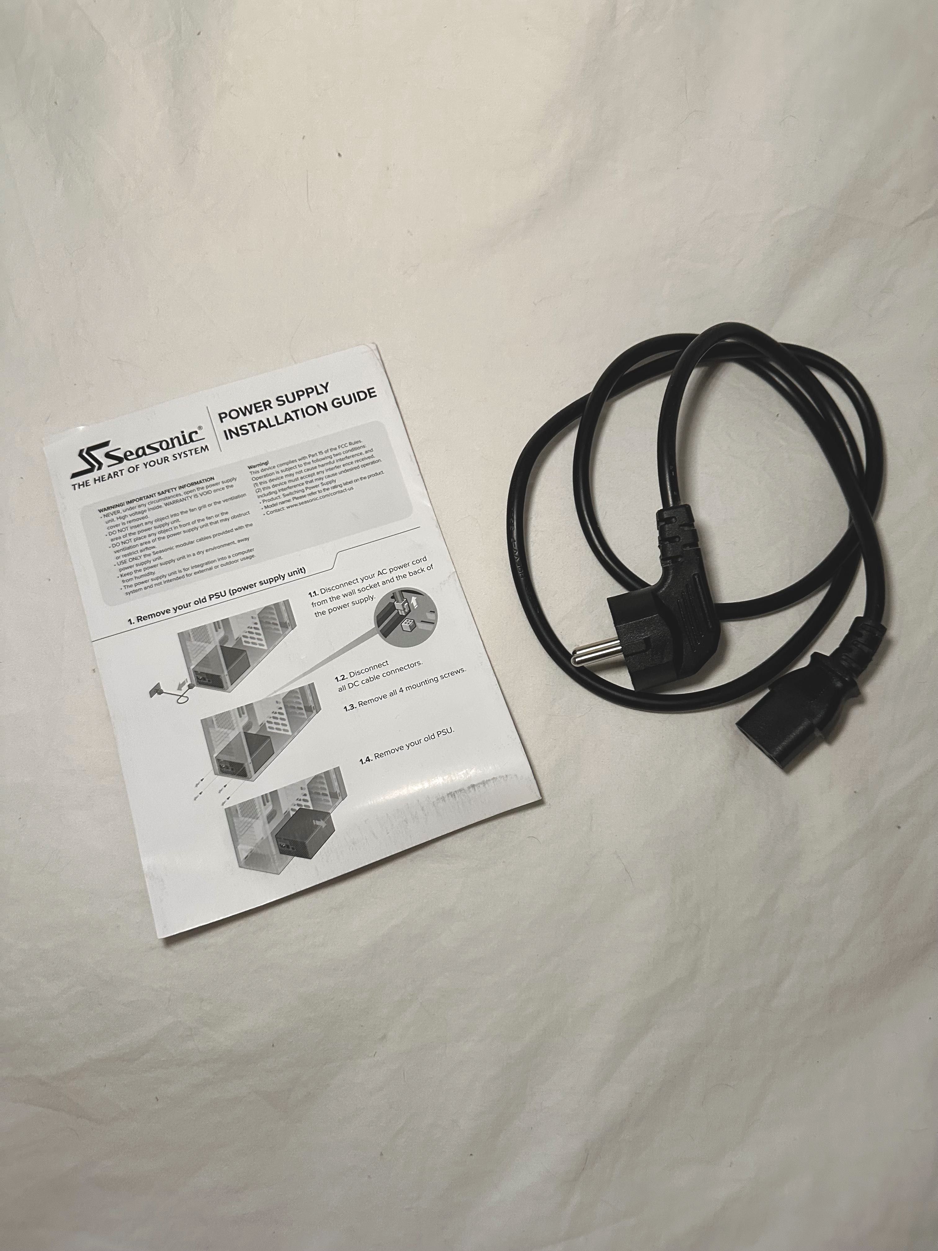 Fonte Alimentação Seasonic G12 GC 650W 80 Plus Gold