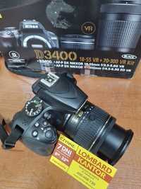 (5117/23) aparat fotograficzny Nikon D3400 Czarny + Nikkor 18-55mm VR