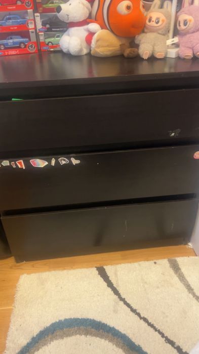 komoda czarna do sprzedania