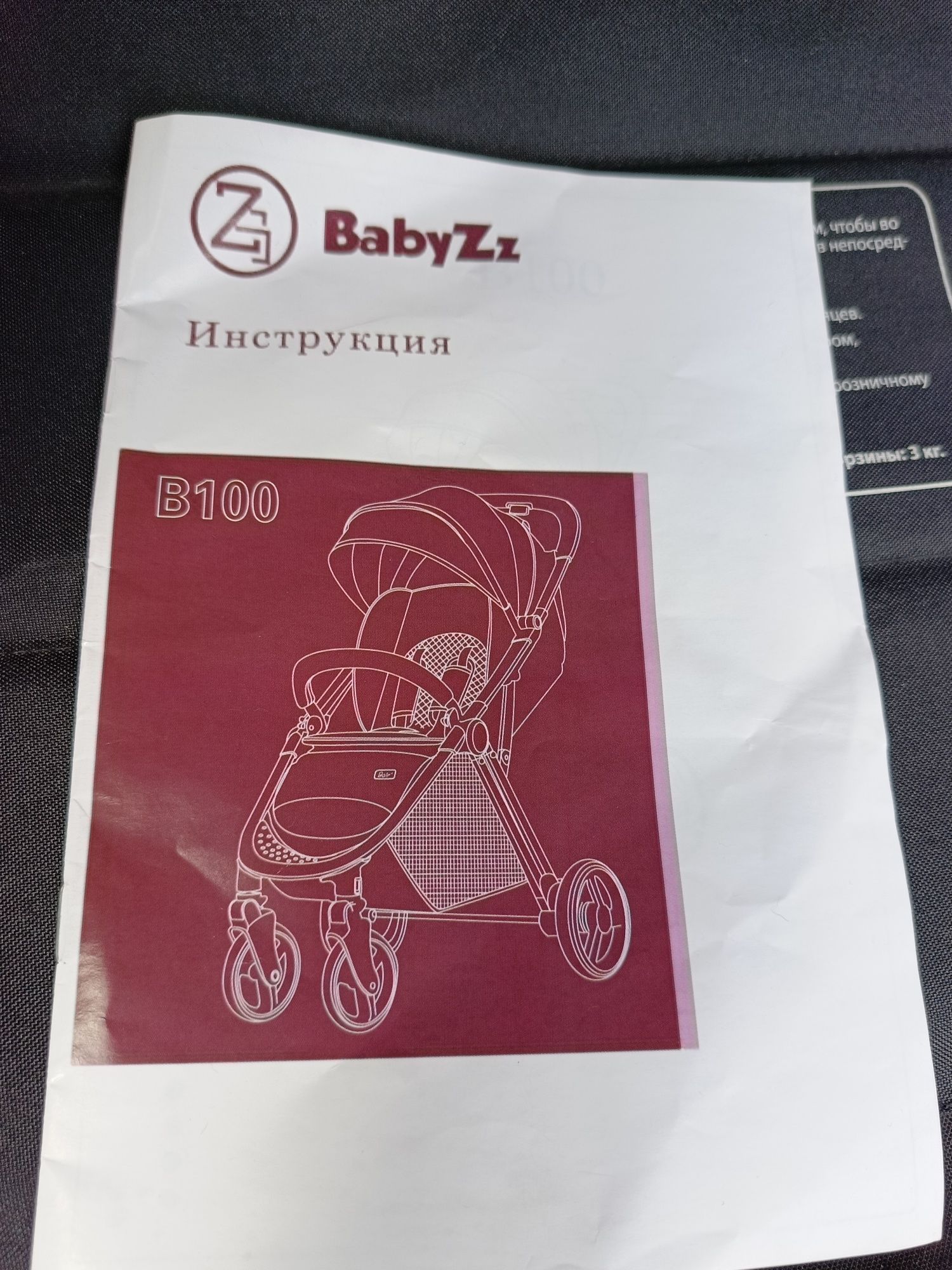 Прогулочная коляска Babyzz B100(самовывоз)