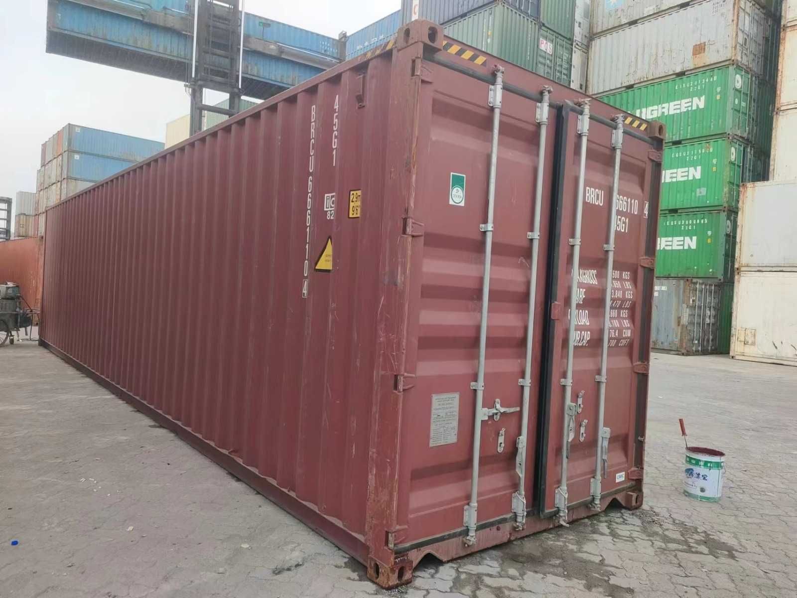 Kontener kontenery morski magazynowy 40HC-Używany cena od