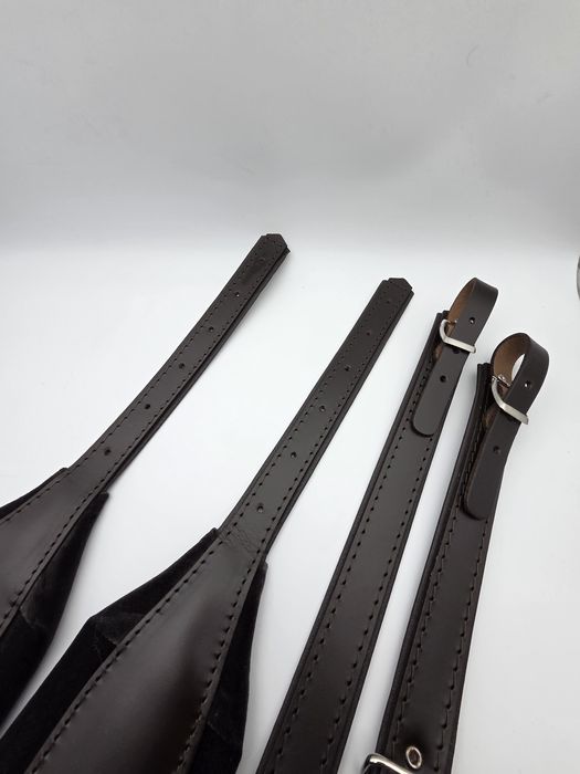 Włoskie pasy nośne do akordeonu brown/welur 120b L10