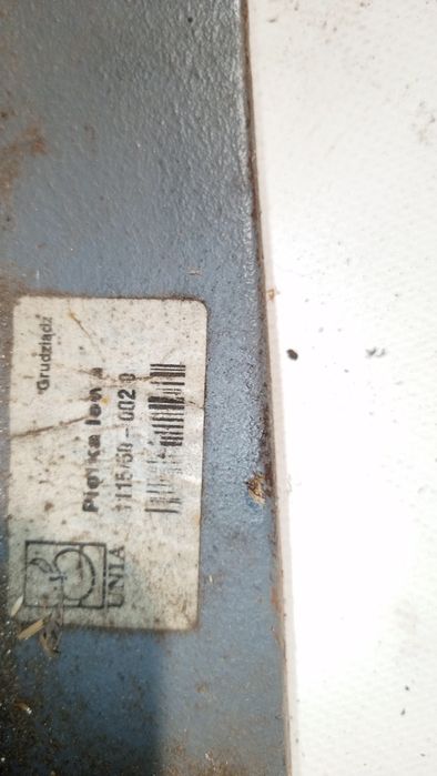 Piętka pługa lewa Unia