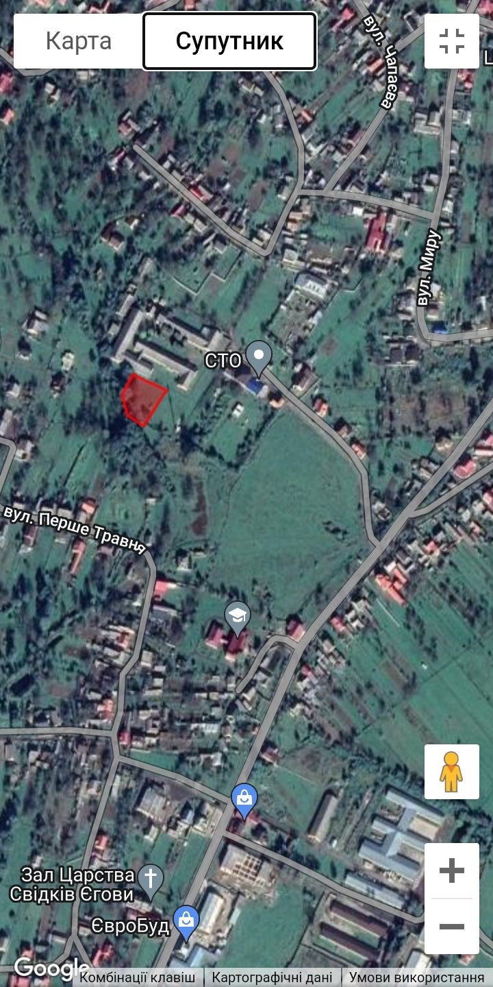 Продається земельна ділянка в с Терново