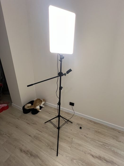 Набір 3в1:штатив-журавель та світло на посиленій стійці (70вт)