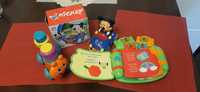 Interaktywne zabawki samochody WADER i Mickey i książka misie